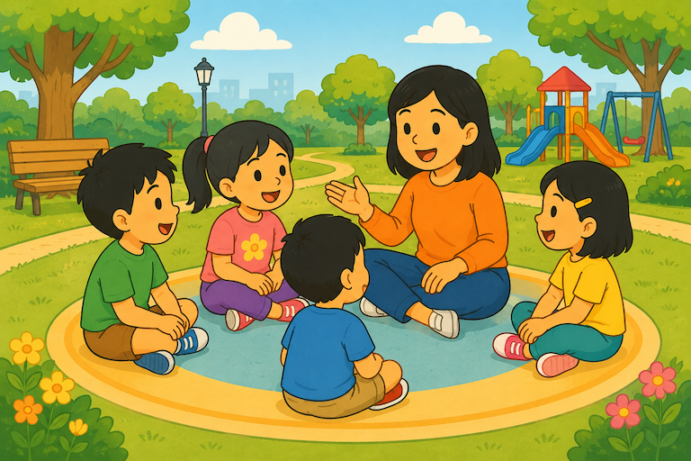 Talk Time Circle activity